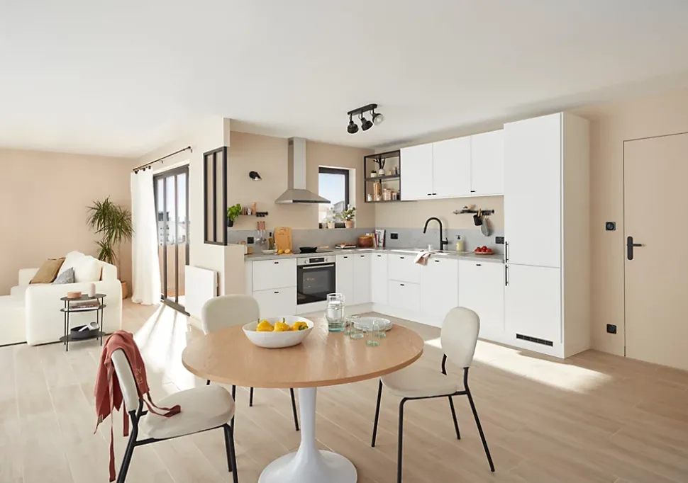 Porte de meuble de cuisine Stevia blanc mat l. 29,7 x H. 71,5 cm GoodHome