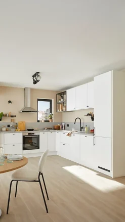 Porte de meuble de cuisine Stevia blanc mat l. 29,7 x H. 71,5 cm GoodHome