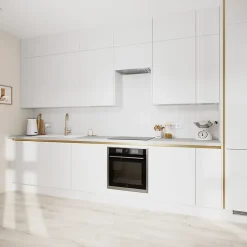 Porte de meuble de cuisine Stevia blanc mat l. 29,7 x H. 71,5 cm GoodHome