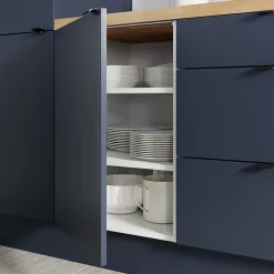 Porte de meuble de cuisine Stevia bleu mat l. 50 cm x H. 72 cm GoodHome