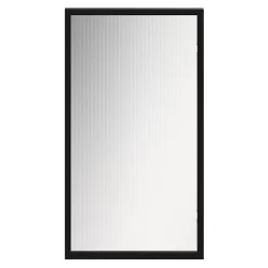 Porte de meuble de cuisine vitrée Winterana noir l. 39,7 x H. 71,5 cm GoodHome