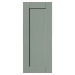 Porte de meuble de cuisine Ash vert sauge l. 29,7 cm x H. 71,5 cm GoodHome