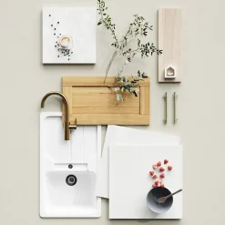 Porte de meuble de cuisine Verbena chêne massif l. 40 cm x H. 90 cm GoodHome