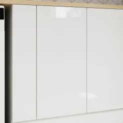 Porte de meuble de cuisine Stevia blanc brillant l. 40 cm x H. 72 cm GoodHome