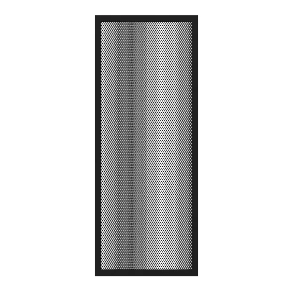 Porte de meuble de cuisine nid d'abeille Winterana noir l. 39,7 cm x H. 71,5 cm GoodHome