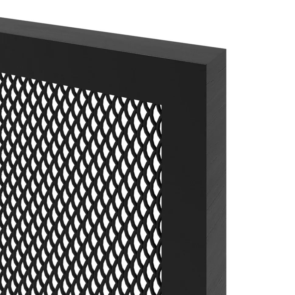 Porte de meuble de cuisine nid d'abeille Winterana noir l. 39,7 cm x H. 71,5 cm GoodHome