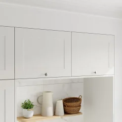 Porte de meuble de cuisine Artemisia blanc mat l. 60 cm x H. 72 cm GoodHome