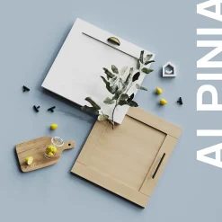 Porte de meuble de cuisine Alpinia décor chêne mat l. 60 cm x H. 72 cm GoodHome