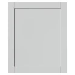Porte de meuble de cuisine Ash gris mat l. 59,7 cm x H. 71,5 cm GoodHome