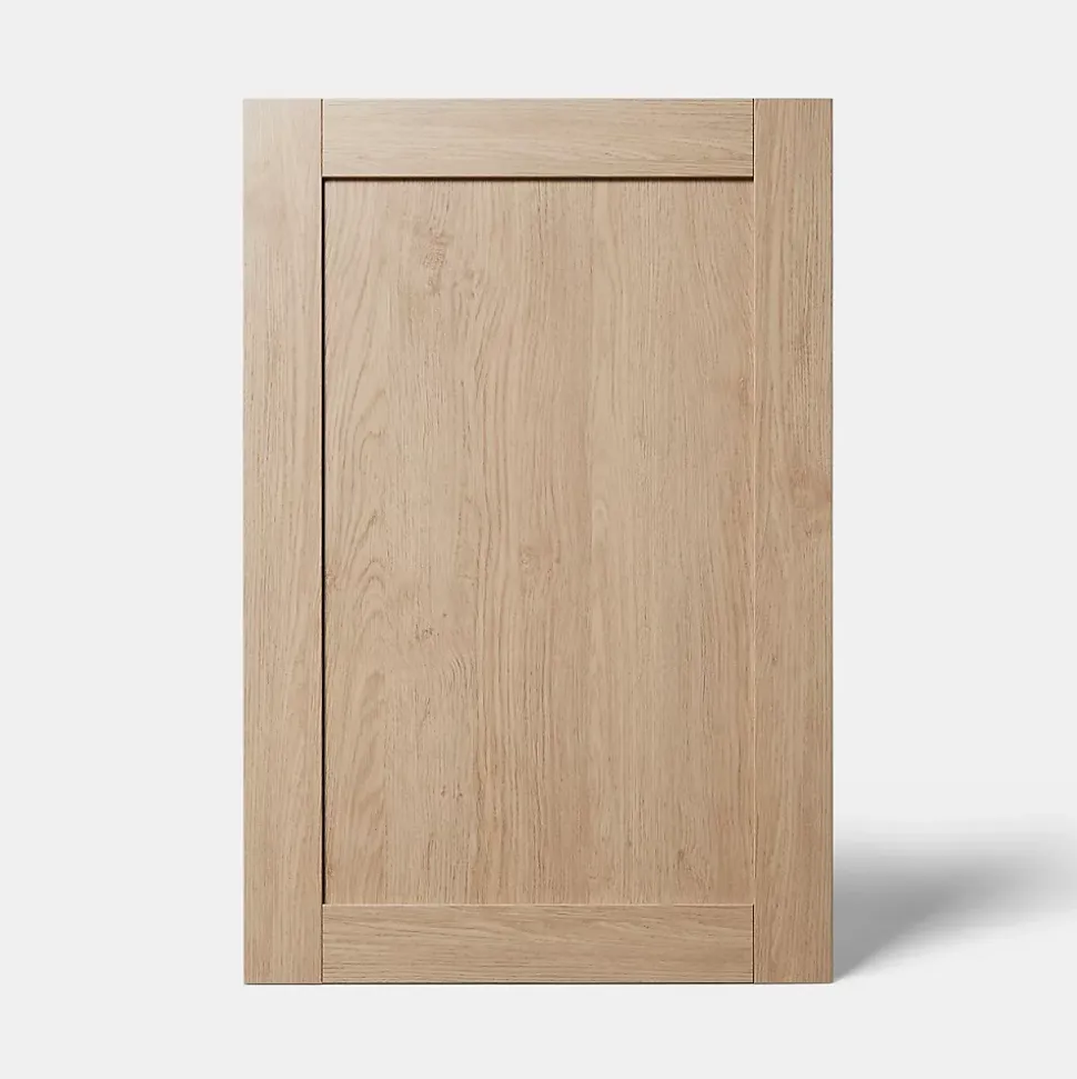 Porte de meuble de cuisine Alpinia décor chêne mat l. 60 cm x H. 90 cm GoodHome