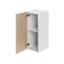 Porte de meuble de cuisine Chia décor chêne clair mat l. 30 cm x H. 72 cm GoodHome