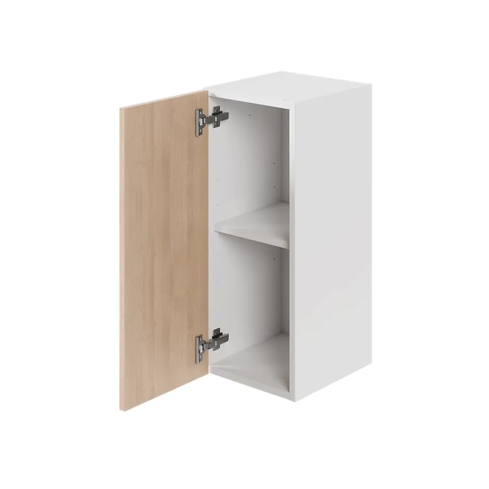 Porte de meuble de cuisine Chia décor chêne clair mat l. 30 cm x H. 72 cm GoodHome