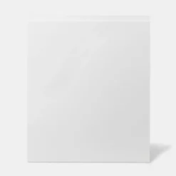 Porte de meuble de cuisine Garcinia blanc brillant l. 60 cm x H. 72 cm GoodHome