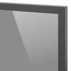 Porte de meuble de cuisine vitrée Winterana noir l. 59,7 x H. 71,5 cm GoodHome