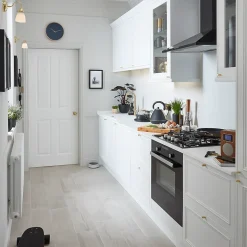 Porte de meuble de cuisine Artemisia blanc mat l. 45 cm x H. 60 cm GoodHome