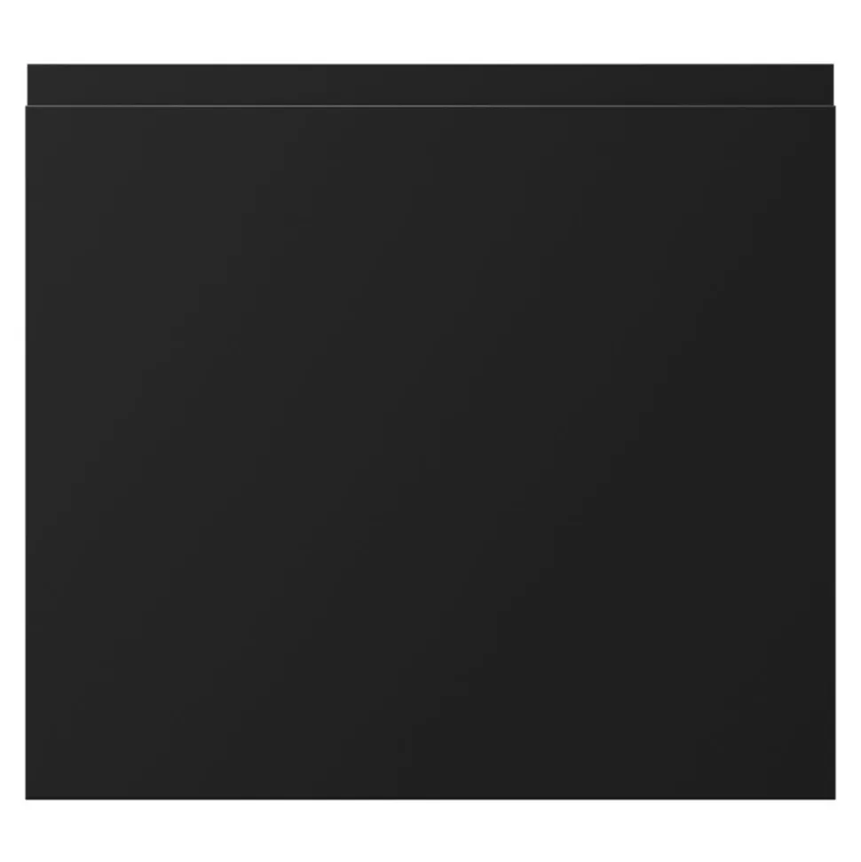 Porte de meuble de cuisine pour électroménager Garcinia noir mat l. 59,7 x H. 54,3 cm GoodHome