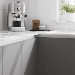 Porte de meuble de cuisine Stevia gris mat l. 40 cm x H. 90 cm GoodHome