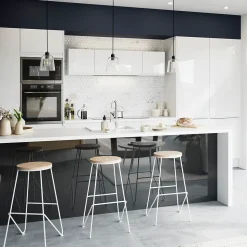 Porte de meuble de cuisine Garcinia blanc brillant l. 60 cm x H. 35,6 cm GoodHome