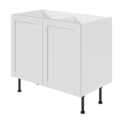 Porte de meuble de cuisine Ash gris mat l. 49,7 cm x H. 71,5 cm GoodHome