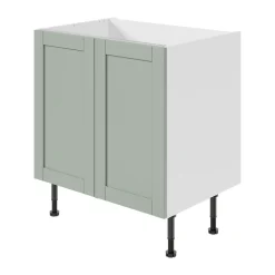 Porte de meuble de cuisine Ash vert sauge l. 39,7 cm x H. 71,5 cm GoodHome