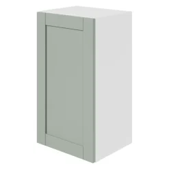 Porte de meuble de cuisine Ash vert sauge l. 39,7 cm x H. 71,5 cm GoodHome