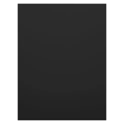 Porte de meuble sous-évier de cuisine Stevia noir mat l. 45 cm x H. 60 cm GoodHome