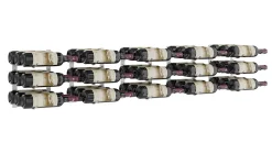 Porte-Bouteille kit mural pour 45 bouteilles Nickel brossé