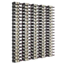 Porte-Bouteille kit mural pour 180 bouteilles noir