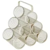 Porte-bouteilles Mayaj 6 compartiments en métal beige - Beige- 5five