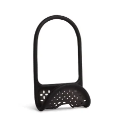 Porte-éponge en plastique souple Sling noir