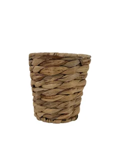 Pot de rangement pour couverts en jacinthe 15 cm Ornami