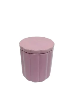 Pot en céramique Ornami violet avec couvercle 1,1 L