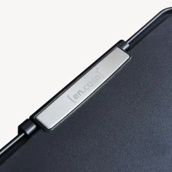 Poubelle à capteur Venna acier 62 L noir en.casa