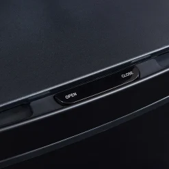 Poubelle à capteur Venna acier 72 L noir en.casa