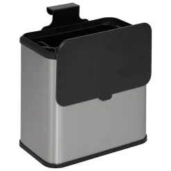 Poubelle à compost en inox 5L - Noir- 5five