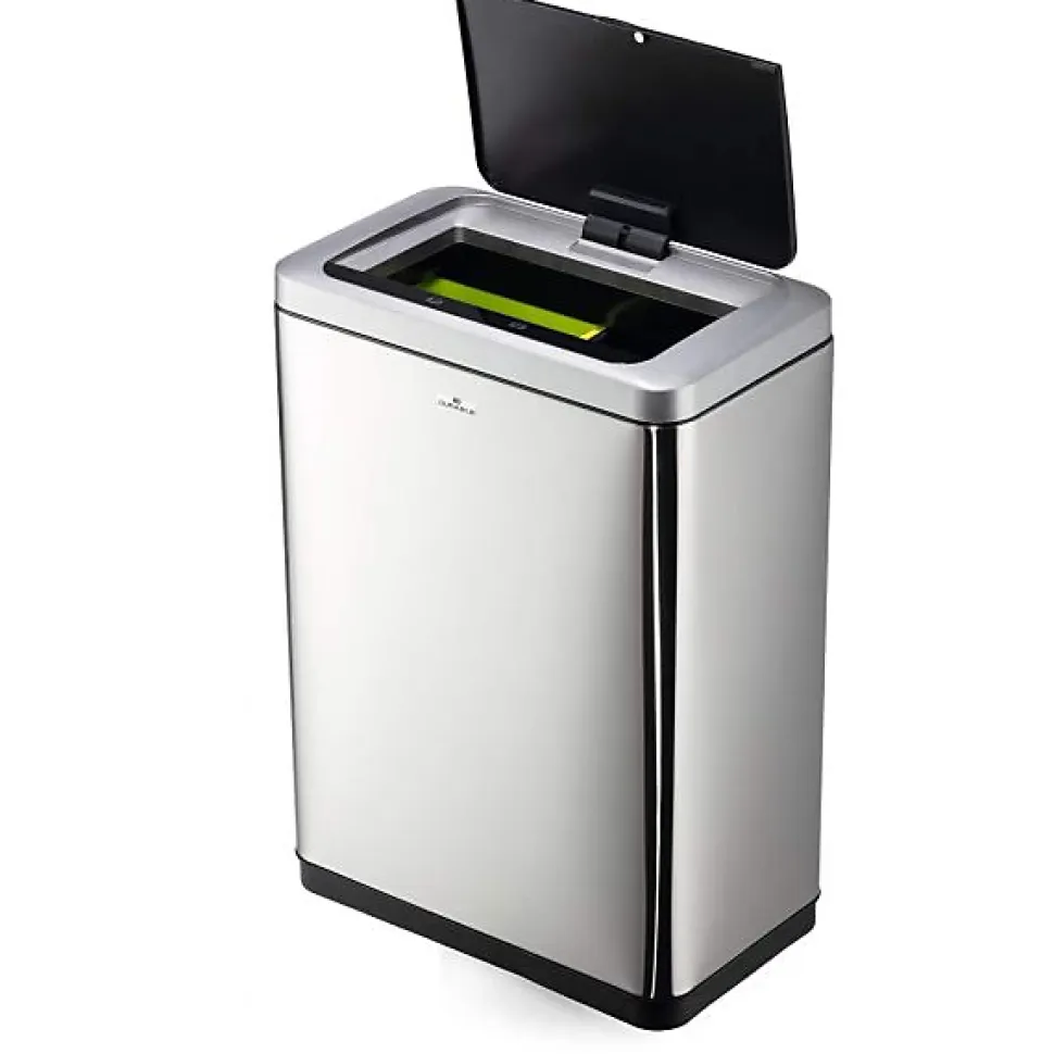 Poubelle à ouverture automatique 2 bacs No Touch 2 x 20 l
