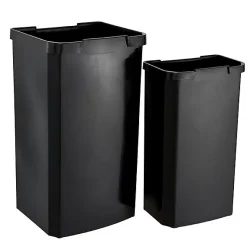 Poubelle à pédale avec 2 bacs 7 et 15 litres