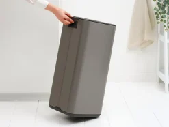 Poubelle à pédale Bo 30L gris Brabantia