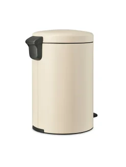 Poubelle à pédale coloris beige Brabantia NewIcon 20 L