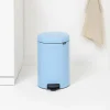 Poubelle à pédale coloris bleu Brabantia NewIcon 20 L