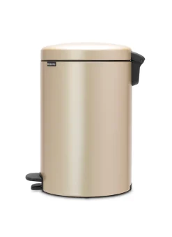 Poubelle à pédale coloris doré Brabantia NewIcon 20 L