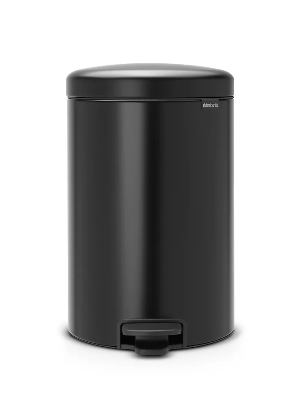 Poubelle à pédale coloris noir Brabantia NewIcon 20 L