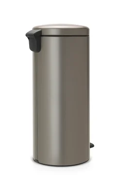 Poubelle à pédale coloris platinium Brabantia NewIcon 30 L