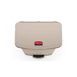 Poubelle à Pédale Frontale Slim Beige 68L - Rubbermaid