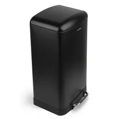 Poubelle à pédale 30L, black edition - 705