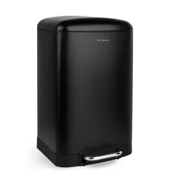 Poubelle à pédale 20L, black edition - 505