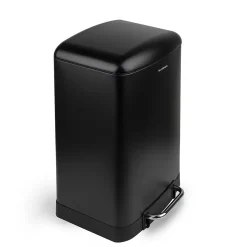 Poubelle à pédale 20L, black edition - 505