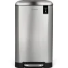 Poubelle à pédale 40L, inox edition - 875
