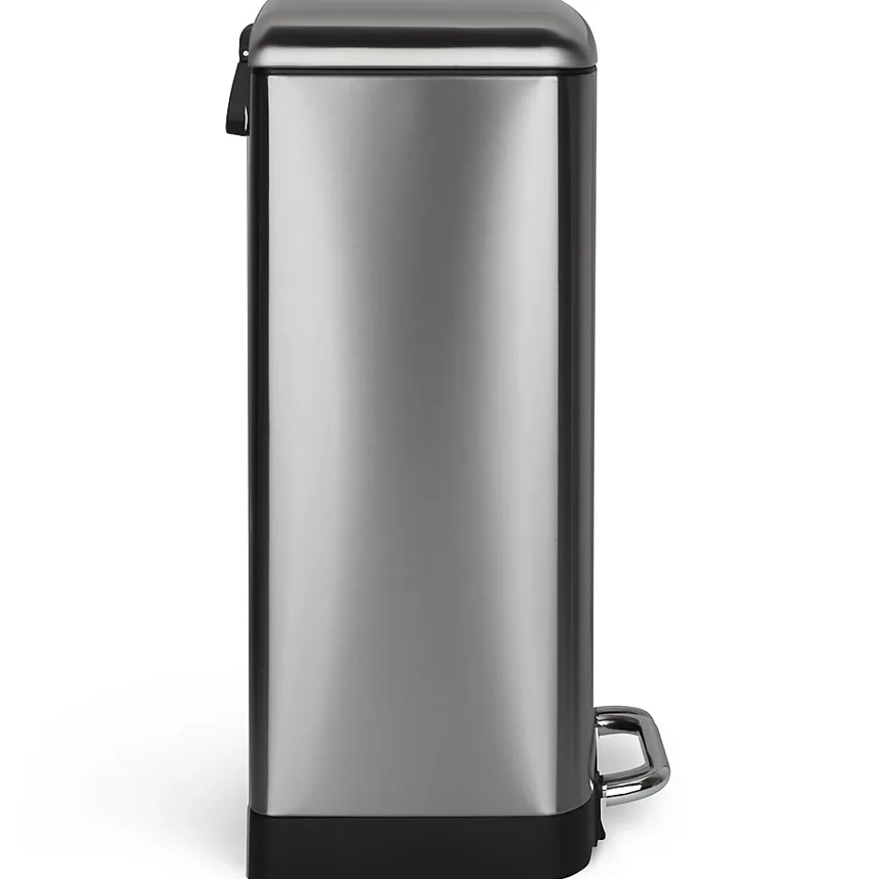 Poubelle à pédale 40L, inox edition - 875