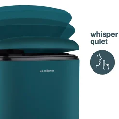 Poubelle à pédale 30L, petrol blue edition - 716